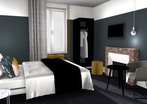 Décoration d'intérieur pour hôtel